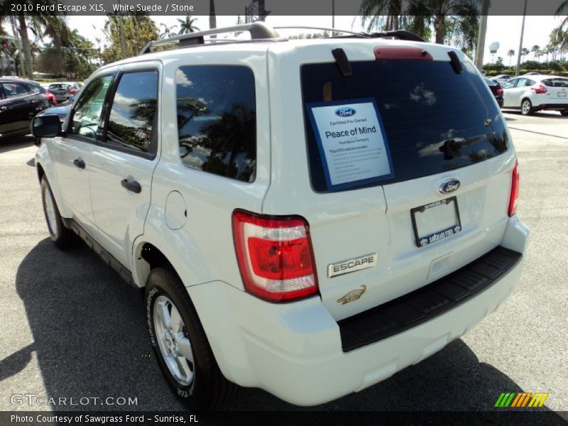 White Suede / Stone 2010 Ford Escape XLS