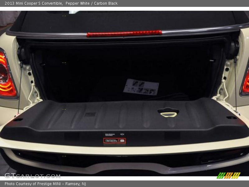 Pepper White / Carbon Black 2013 Mini Cooper S Convertible