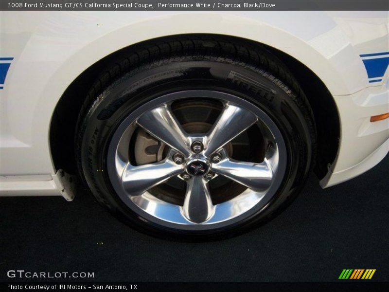 Performance White / Charcoal Black/Dove 2008 Ford Mustang GT/CS California Special Coupe