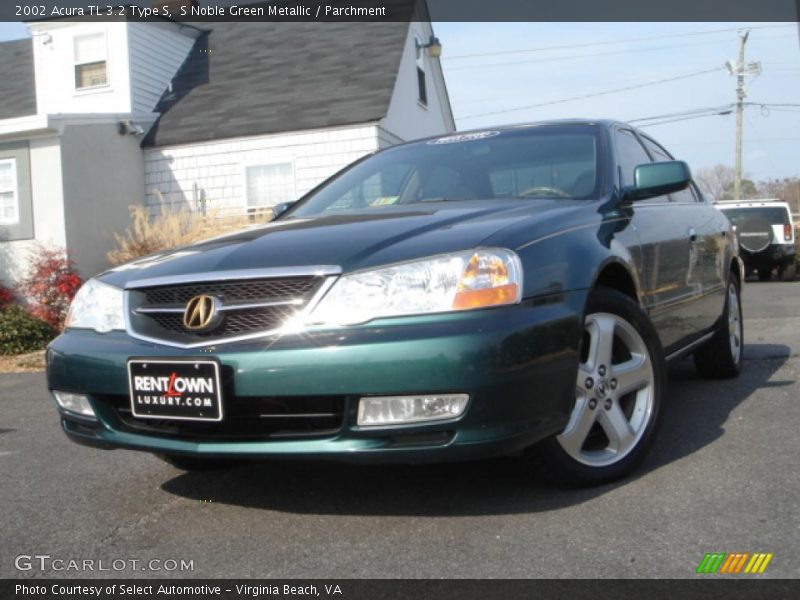 S Noble Green Metallic / Parchment 2002 Acura TL 3.2 Type S