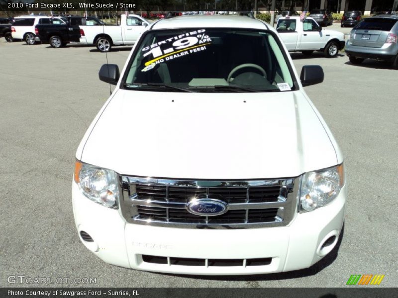 White Suede / Stone 2010 Ford Escape XLS