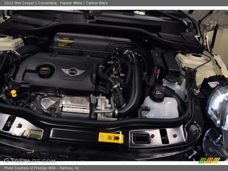Pepper White / Carbon Black 2013 Mini Cooper S Convertible