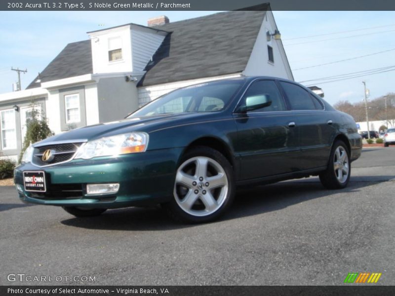 S Noble Green Metallic / Parchment 2002 Acura TL 3.2 Type S