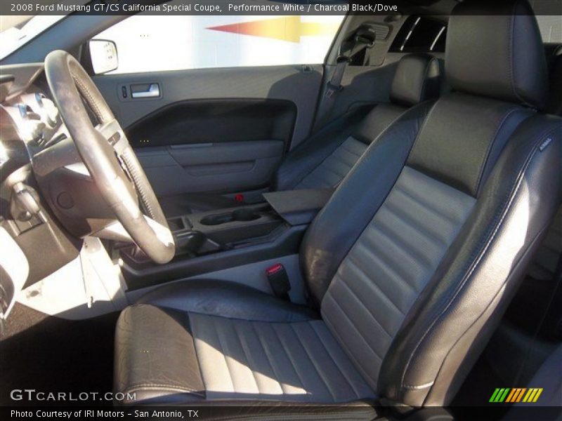 Performance White / Charcoal Black/Dove 2008 Ford Mustang GT/CS California Special Coupe