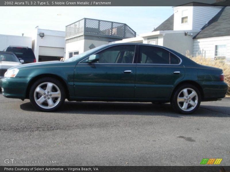 S Noble Green Metallic / Parchment 2002 Acura TL 3.2 Type S