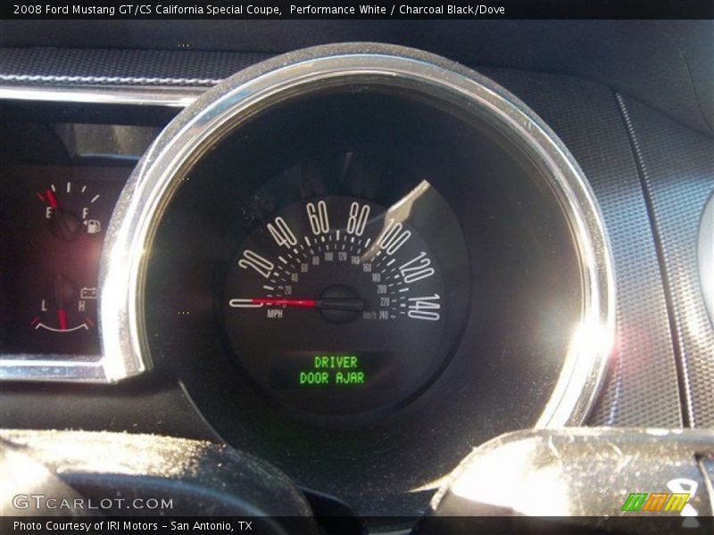 Performance White / Charcoal Black/Dove 2008 Ford Mustang GT/CS California Special Coupe