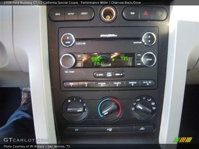 Performance White / Charcoal Black/Dove 2008 Ford Mustang GT/CS California Special Coupe