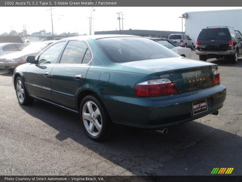 S Noble Green Metallic / Parchment 2002 Acura TL 3.2 Type S