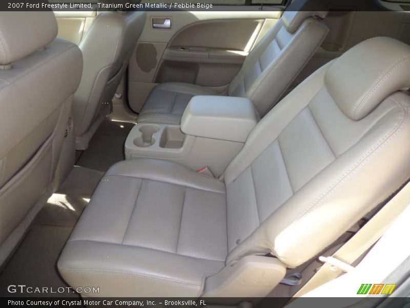 Titanium Green Metallic / Pebble Beige 2007 Ford Freestyle Limited