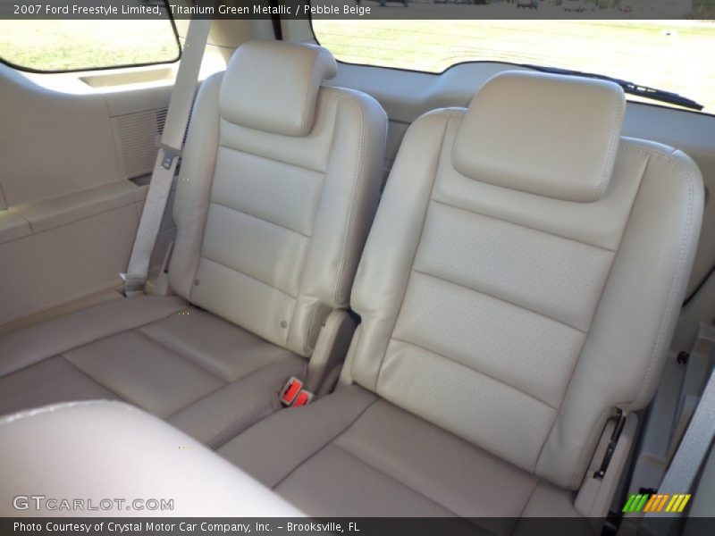 Titanium Green Metallic / Pebble Beige 2007 Ford Freestyle Limited