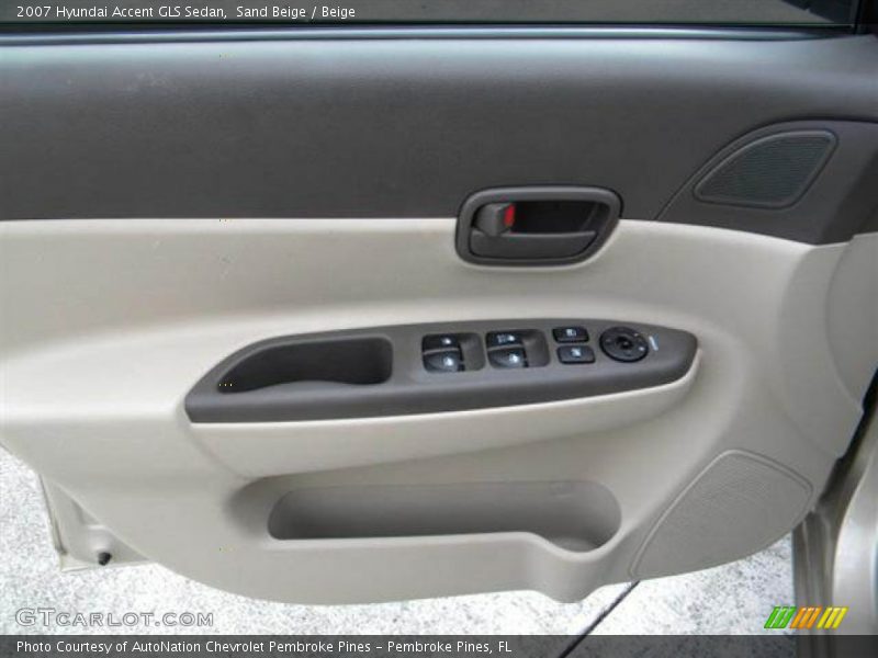 Door Panel of 2007 Accent GLS Sedan