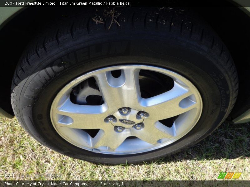 Titanium Green Metallic / Pebble Beige 2007 Ford Freestyle Limited
