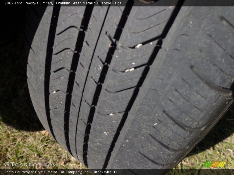 Titanium Green Metallic / Pebble Beige 2007 Ford Freestyle Limited