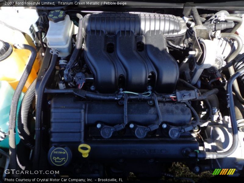 Titanium Green Metallic / Pebble Beige 2007 Ford Freestyle Limited