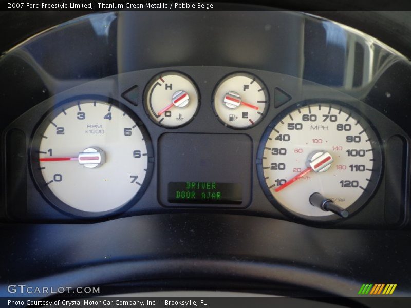 Titanium Green Metallic / Pebble Beige 2007 Ford Freestyle Limited