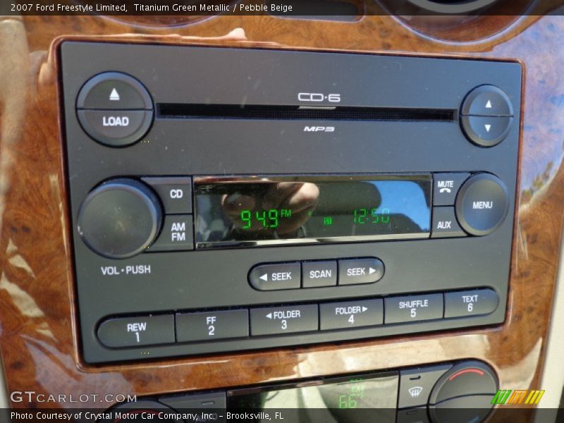 Titanium Green Metallic / Pebble Beige 2007 Ford Freestyle Limited