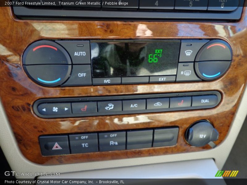 Titanium Green Metallic / Pebble Beige 2007 Ford Freestyle Limited
