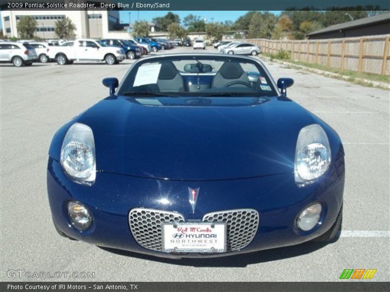 Deep Blue / Ebony/Sand 2009 Pontiac Solstice Roadster