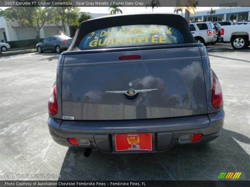 Opal Gray Metallic / Pastel Slate Gray 2007 Chrysler PT Cruiser Convertible