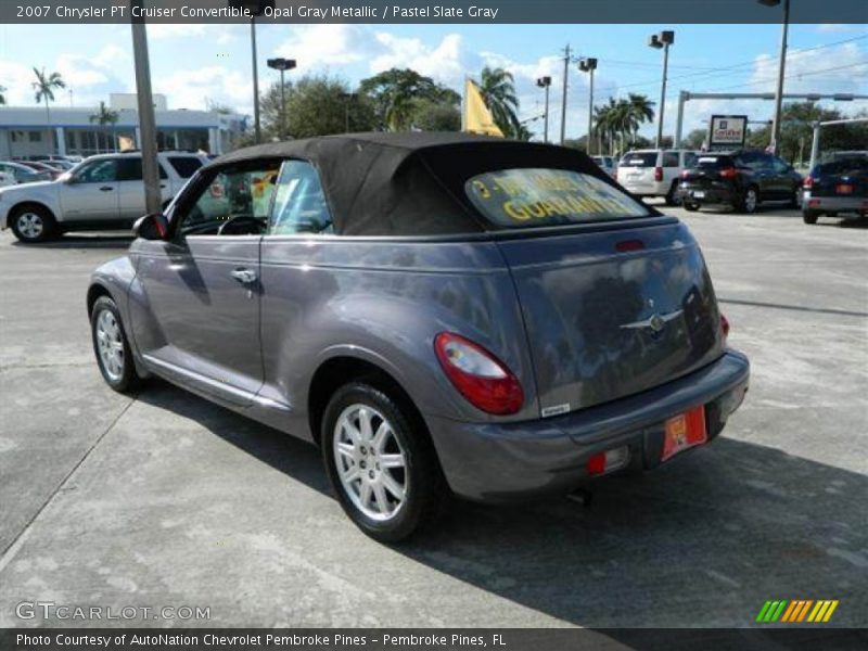 Opal Gray Metallic / Pastel Slate Gray 2007 Chrysler PT Cruiser Convertible