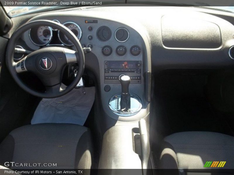 Deep Blue / Ebony/Sand 2009 Pontiac Solstice Roadster