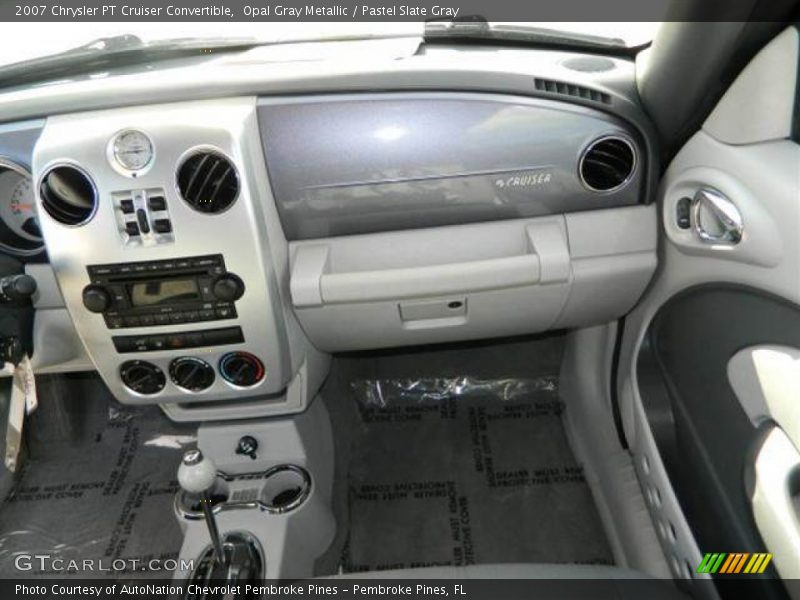 Opal Gray Metallic / Pastel Slate Gray 2007 Chrysler PT Cruiser Convertible