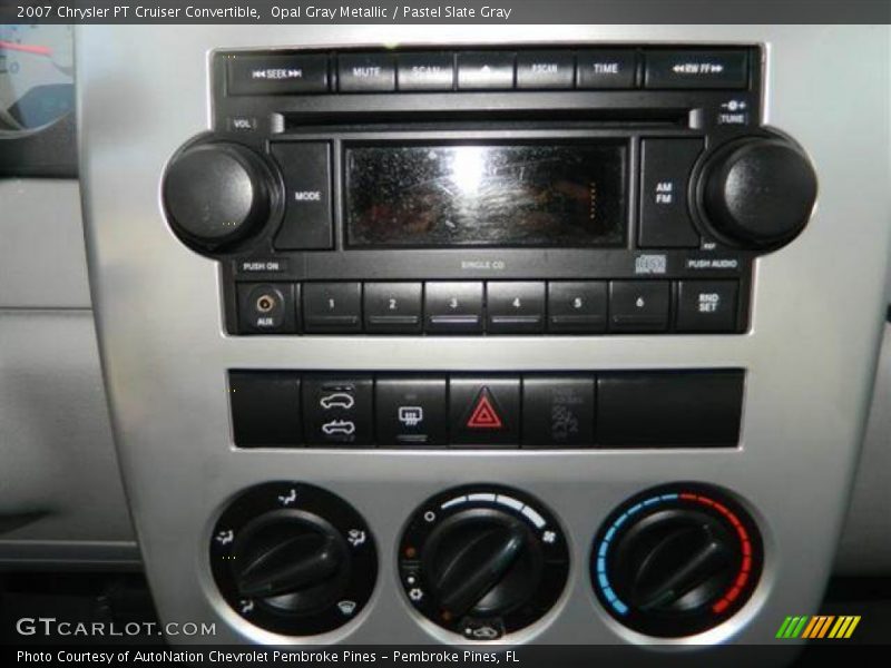 Controls of 2007 PT Cruiser Convertible