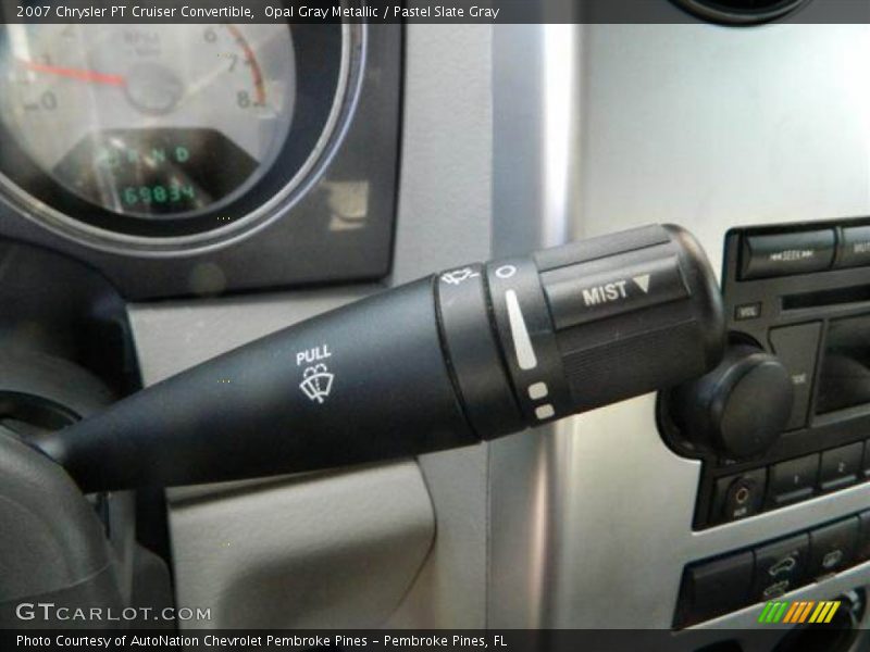 Controls of 2007 PT Cruiser Convertible