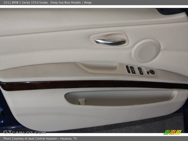 Deep Sea Blue Metallic / Beige 2011 BMW 3 Series 335d Sedan