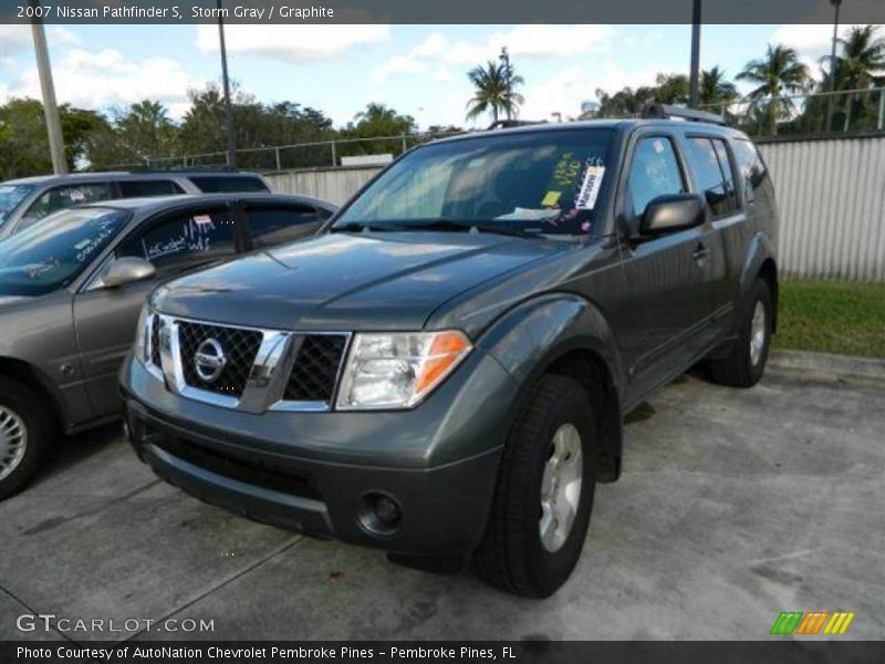 Storm Gray / Graphite 2007 Nissan Pathfinder S
