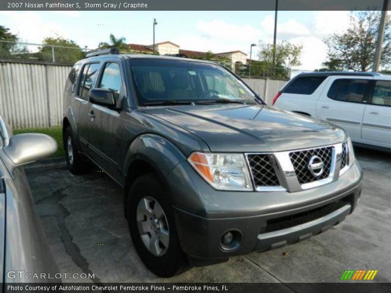Storm Gray / Graphite 2007 Nissan Pathfinder S