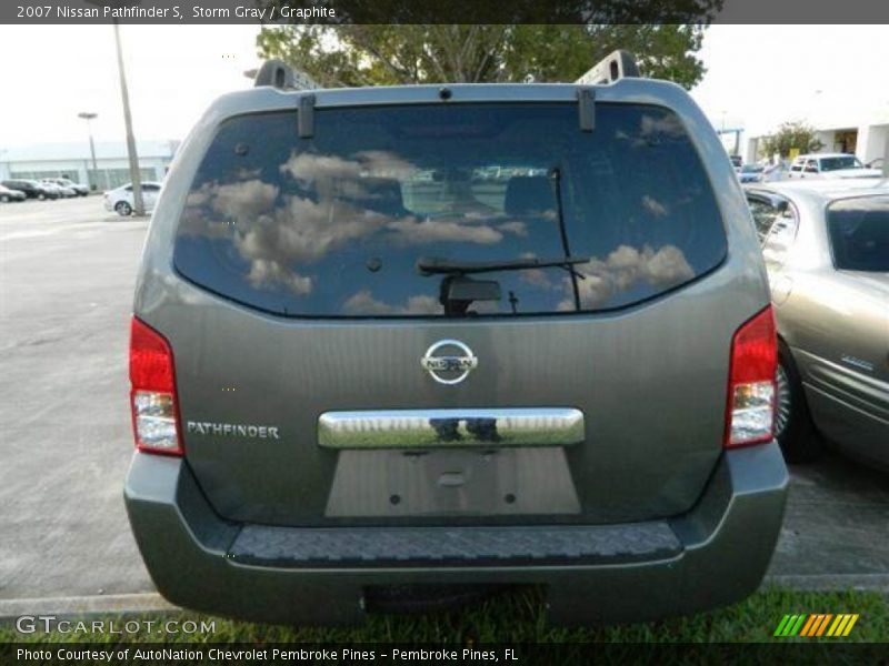 Storm Gray / Graphite 2007 Nissan Pathfinder S