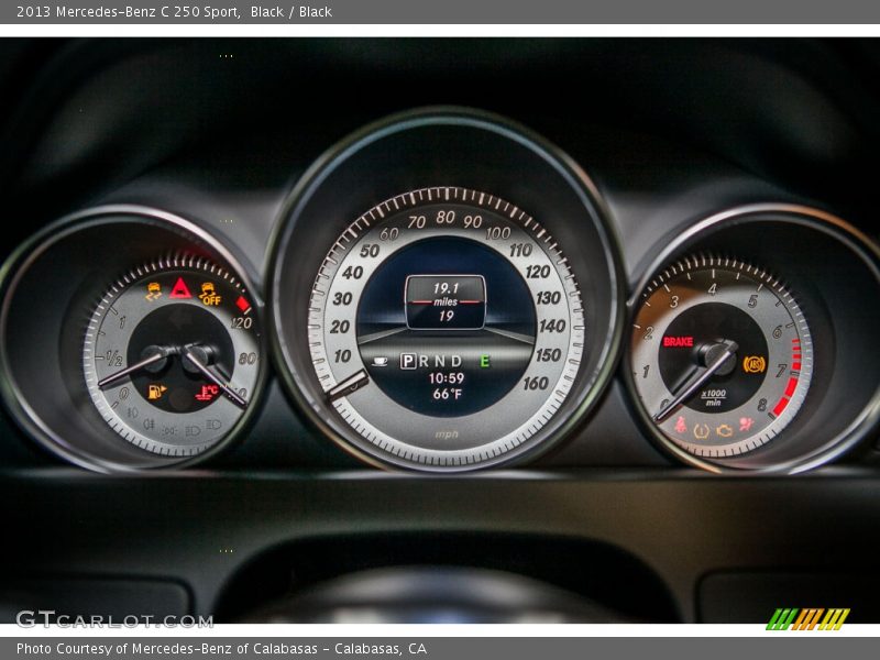 Black / Black 2013 Mercedes-Benz C 250 Sport