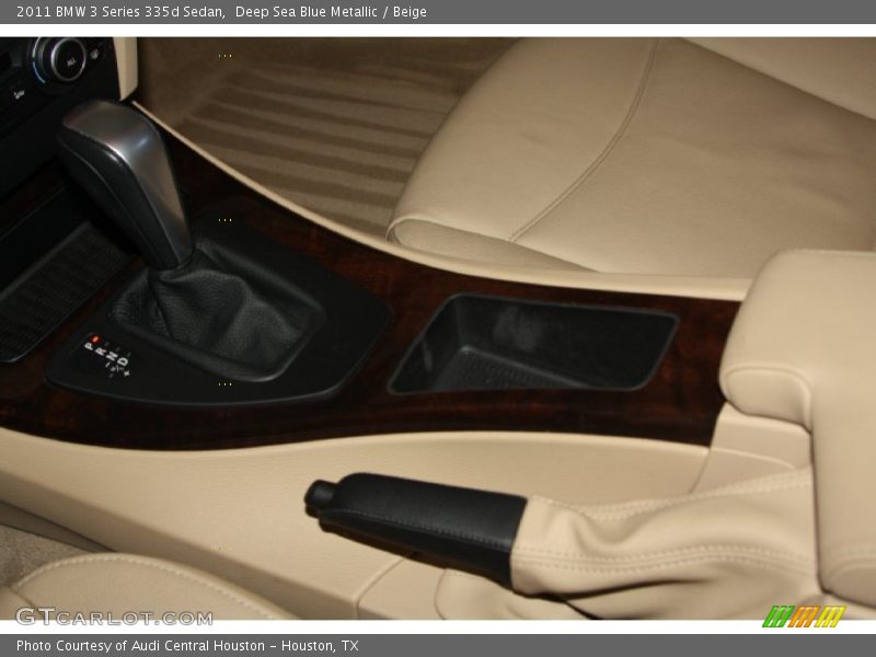 Deep Sea Blue Metallic / Beige 2011 BMW 3 Series 335d Sedan