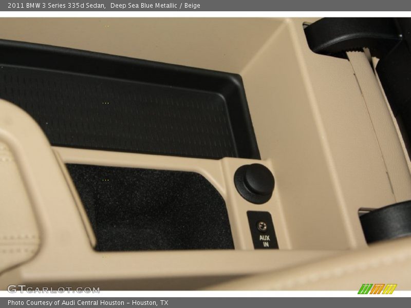 Deep Sea Blue Metallic / Beige 2011 BMW 3 Series 335d Sedan