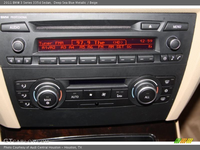 Deep Sea Blue Metallic / Beige 2011 BMW 3 Series 335d Sedan