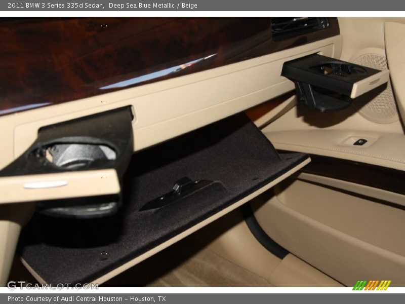 Deep Sea Blue Metallic / Beige 2011 BMW 3 Series 335d Sedan