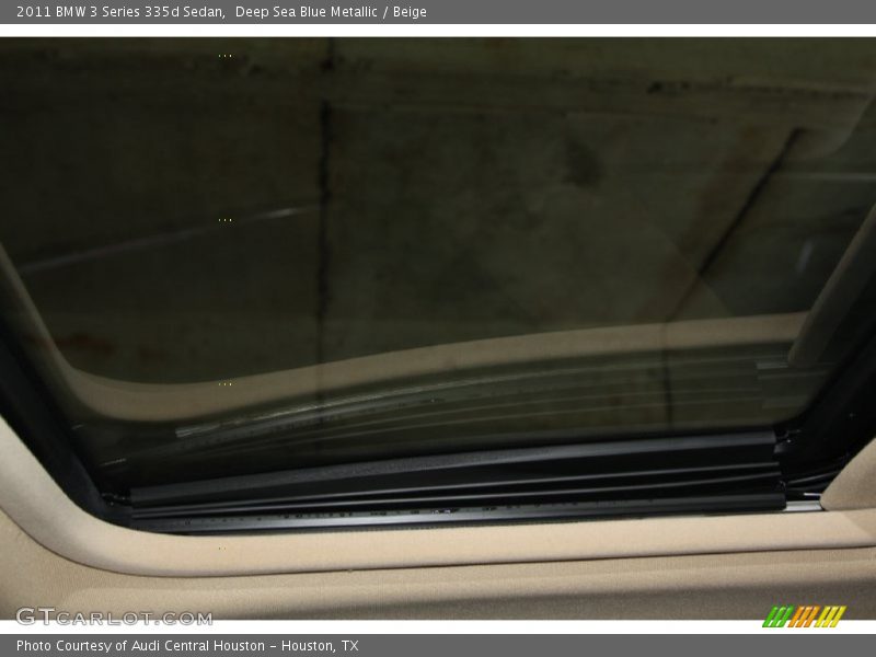 Deep Sea Blue Metallic / Beige 2011 BMW 3 Series 335d Sedan