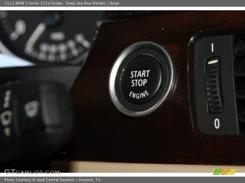 Deep Sea Blue Metallic / Beige 2011 BMW 3 Series 335d Sedan