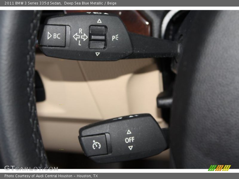 Deep Sea Blue Metallic / Beige 2011 BMW 3 Series 335d Sedan