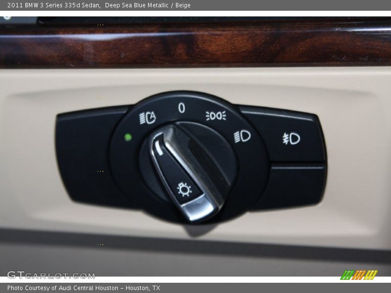 Deep Sea Blue Metallic / Beige 2011 BMW 3 Series 335d Sedan