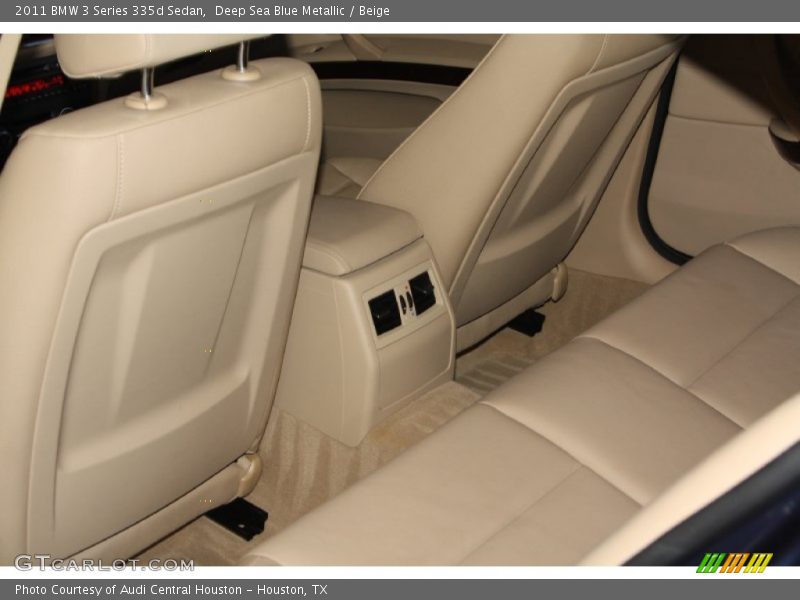 Deep Sea Blue Metallic / Beige 2011 BMW 3 Series 335d Sedan