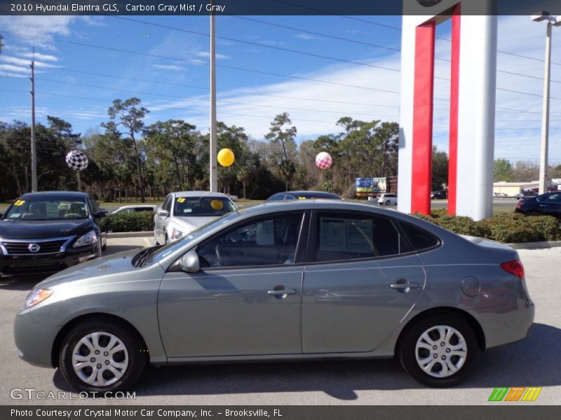 Carbon Gray Mist / Gray 2010 Hyundai Elantra GLS