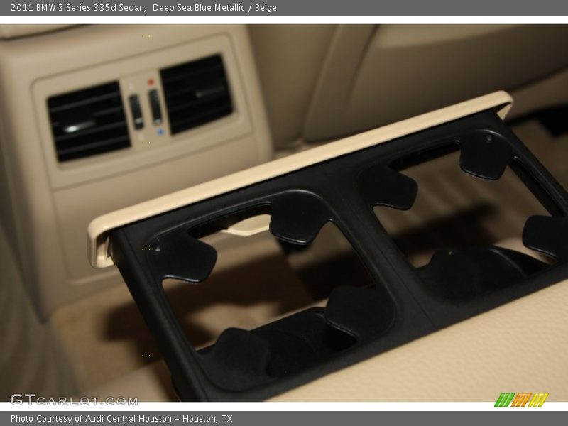 Deep Sea Blue Metallic / Beige 2011 BMW 3 Series 335d Sedan