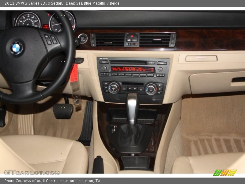 Deep Sea Blue Metallic / Beige 2011 BMW 3 Series 335d Sedan