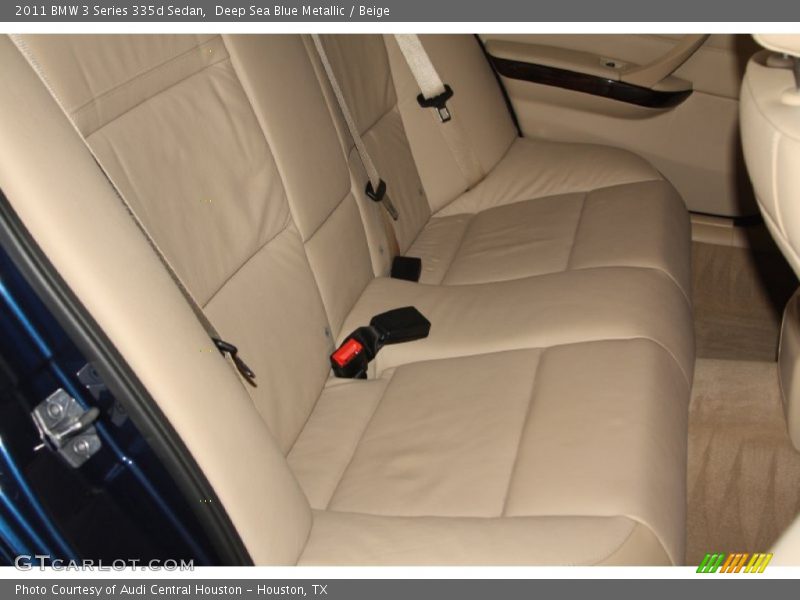 Deep Sea Blue Metallic / Beige 2011 BMW 3 Series 335d Sedan