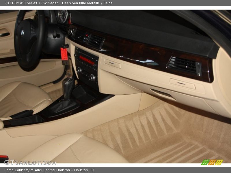 Deep Sea Blue Metallic / Beige 2011 BMW 3 Series 335d Sedan