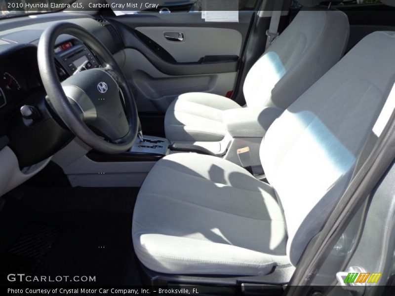 Carbon Gray Mist / Gray 2010 Hyundai Elantra GLS