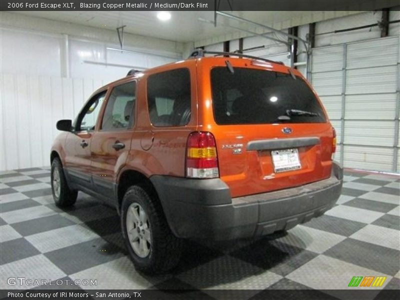 Blazing Copper Metallic / Medium/Dark Flint 2006 Ford Escape XLT