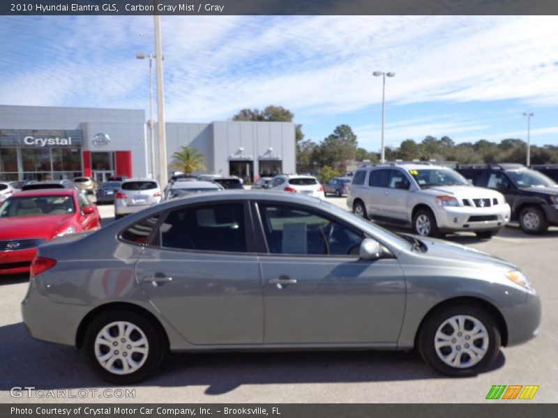 Carbon Gray Mist / Gray 2010 Hyundai Elantra GLS